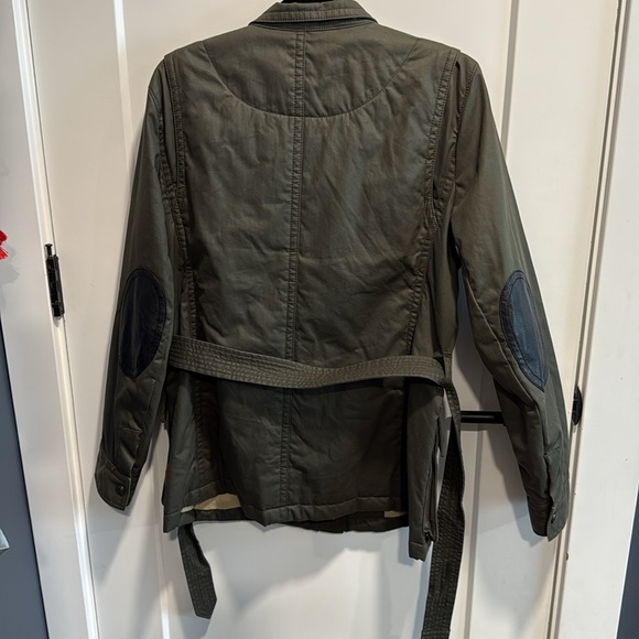 Coach Waxed Belt Hack Utility Jacket Leather Details - Picture 8 of 16